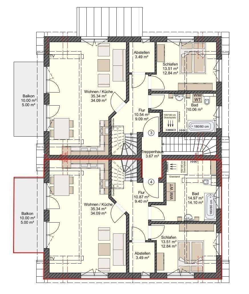 Maisonette zum Kauf provisionsfrei 663.000 € 3 Zimmer 107 m²<br/>Wohnfläche 1.<br/>Geschoss Zingst Zingst 18374