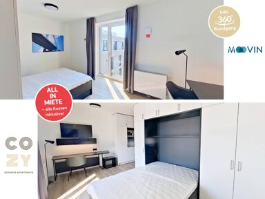 Studio zur Miete 855 € 1 Zimmer 27,2 m² 6. Geschoss frei ab 15.01.2025 Billhorner Kanalstr. 45-47 Rothenburgsort Hamburg 20539