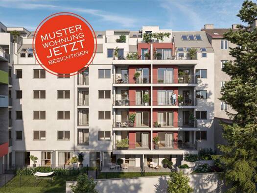 Wohnung zur Miete - Erstbezug 827 € 2 Zimmer 43,3 m² 3. Geschoss frei ab 01.05.2026 Grillgasse Wien 1110