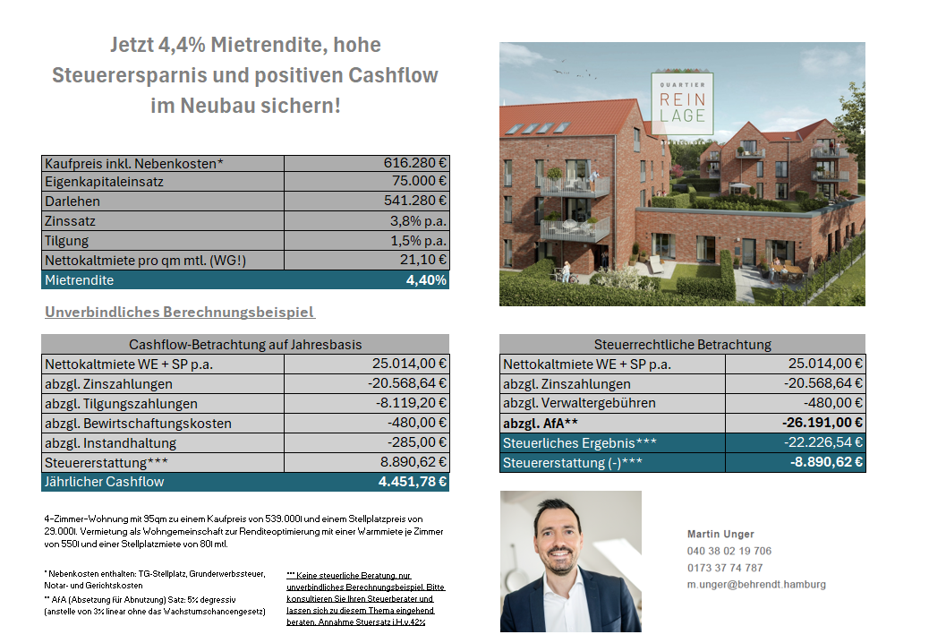 Wohnung zum Kauf provisionsfrei 539.000 € 4 Zimmer 94,5 m²<br/>Wohnfläche 2.<br/>Geschoss Hauptstraße 26 Rellingen 25462