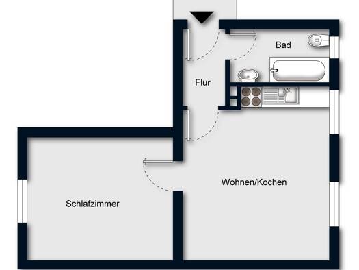 Wohnung zum Kauf 109.900 € 1 Zimmer frei ab 01.01.2027 Forsbach Rösrath 51503