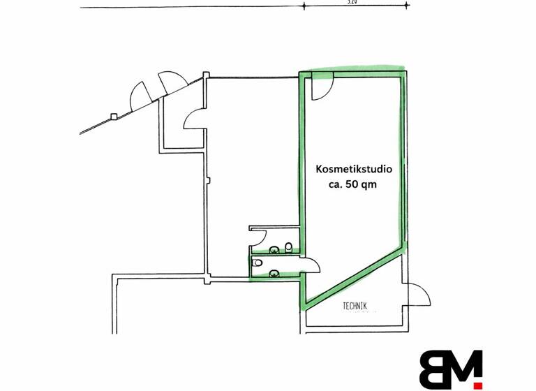 Bürofläche zum Kauf 124.000 € 1,5 Zimmer 50 m² Bürofläche Kempten 87439