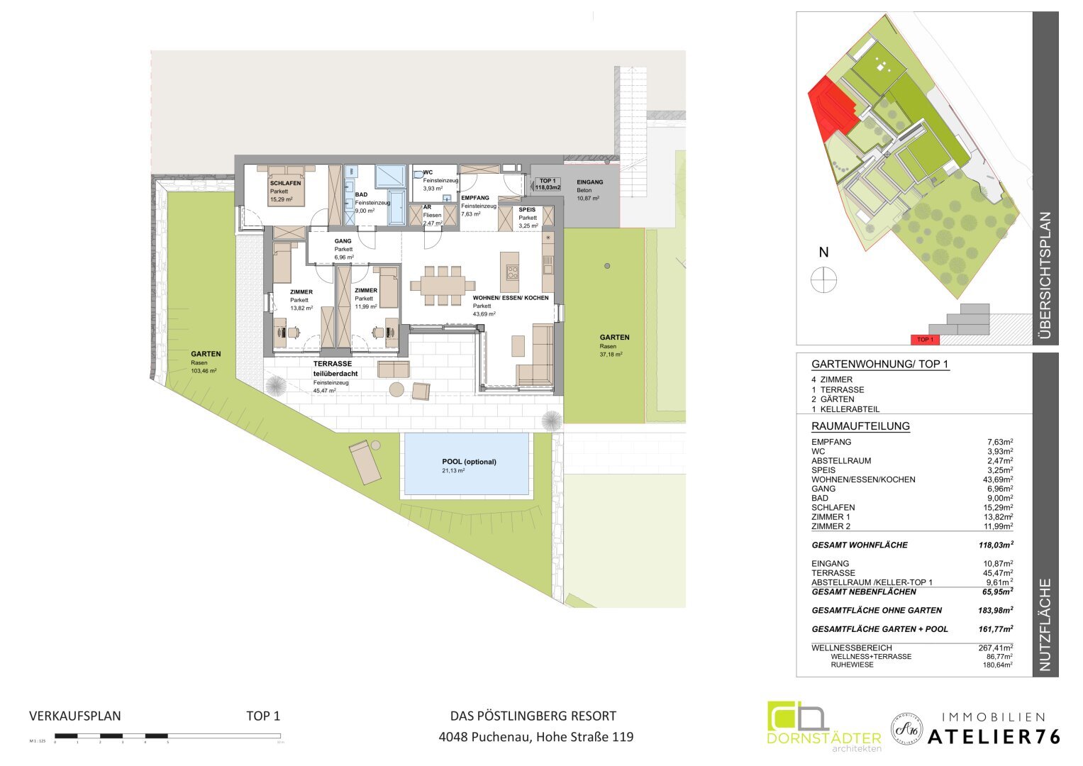 Wohnung zum Kauf 1.180.300 € 4 Zimmer 118 m²<br/>Wohnfläche 30.06.2026<br/>Verfügbarkeit Pöstlingberg Linz 4040