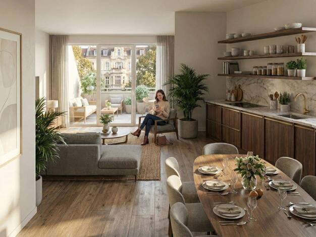 Wohnung zum Kauf - Erstbezug provisionsfrei 290.999 € 3 Zimmer 61,9 m² EG Klosterstraße 26 Kernstadt Lippstadt 59555