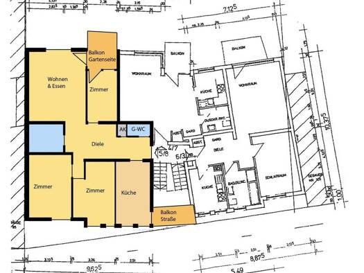 Wohnung zur Miete 795 € 4 Zimmer 94,6 m² 2. Geschoss frei ab sofort Hirsauer Straße 99 Dillweißenstein Pforzheim 75180