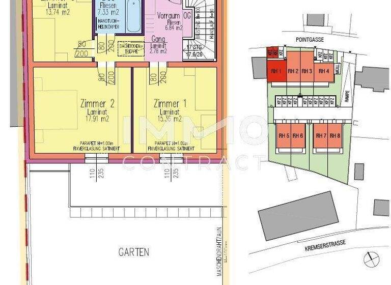 Reihenendhaus zum Kauf provisionsfrei 408.463 € 4 Zimmer 110,4 m² Imbach 3500
