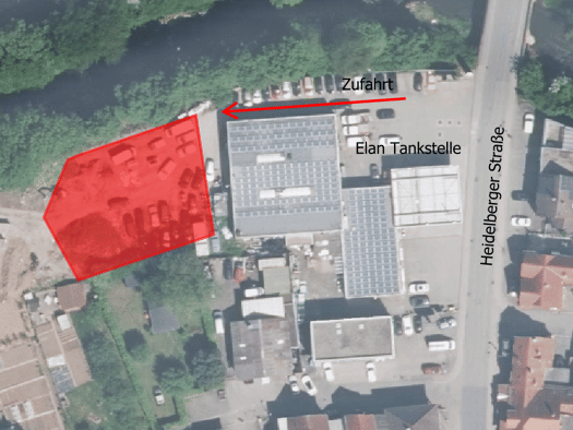 Freifläche zur Miete 1.500 m² Lagerfläche Heidelberger Straße 27 Diedesheim Mosbach 74821