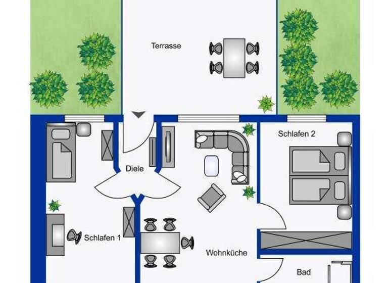 Wohnung zum Kauf provisionsfrei 279.000 € 2 Zimmer 66 m² Bensersiel Esens / Bensersiel 26427