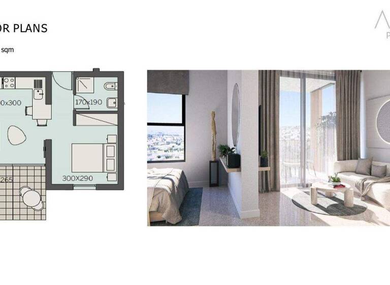 Wohnung zum Kauf 206.000 € 55 m² Pafos