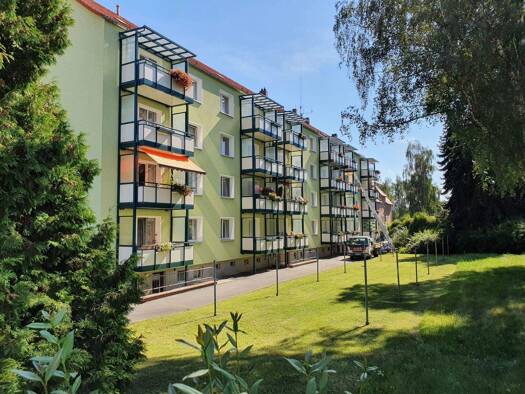 Wohnung zur Miete 353 € 3 Zimmer 60,9 m² frei ab sofort Friedrich-Schneider-Straße 16 a Zittau 02763