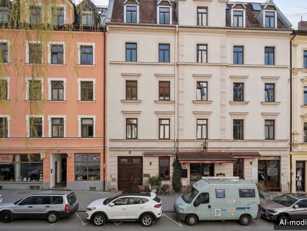 Wohnung zur Miete 1.250 € 1 Zimmer 34 m² 1. Geschoss Au-Haidhausen München 81675