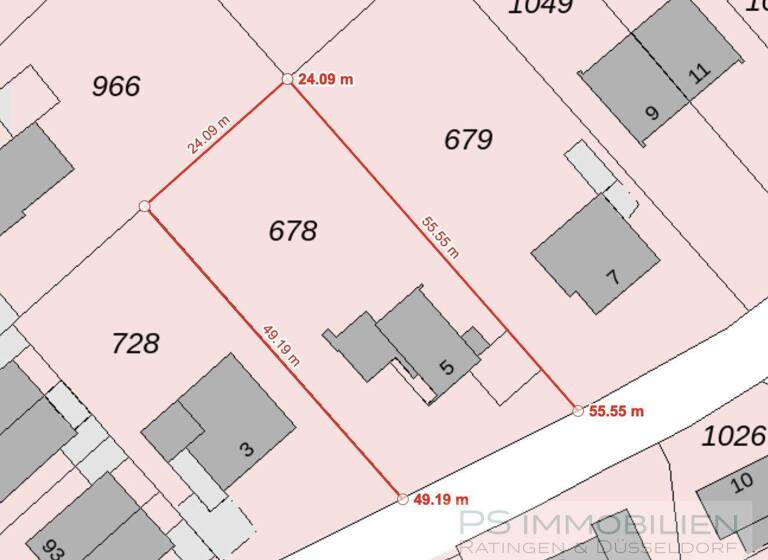 Grundstück zum Kauf 875.000 € 1.253 m² Grundstück Am Rennbaum 5 Hösel Ratingen Hösel 40883