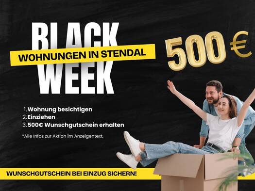 Wohnung zur Miete 241 € 3 Zimmer 56 m² EG frei ab sofort Carl-Spitzweg-Straße 9 Stendal 39576