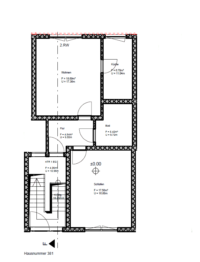 Wohnung zur Miete 500 € 2 Zimmer 51,6 m²<br/>Wohnfläche EG<br/>Geschoss ab sofort<br/>Verfügbarkeit Frohnhauser Straße 381 Frohnhausen Essen 45144