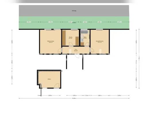 Wohnung zur Miete Tauschwohnung 371 € 2 Zimmer 50 m² EG Adlershof Berlin 12489