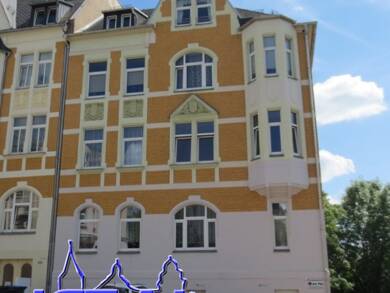 Wohnung zur Miete 520 € 4 Zimmer 99,2 m² 3. Geschoss frei ab 01.11.2025 Neundorfer Straße 157 Westend Plauen 08523