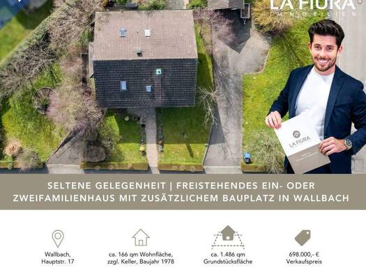 Einfamilienhaus zum Kauf 698.000 € 7 Zimmer 166 m² 1.486 m² Grundstück frei ab 01.07.2026 Hauptstraße 17 Wallbach 79713