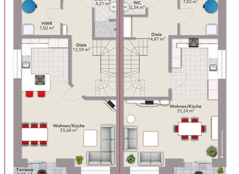 Doppelhaushälfte zum Kauf 515.000 € 4 Zimmer 117 m² 315 m² Grundstück Osternburg Oldenburg 26135