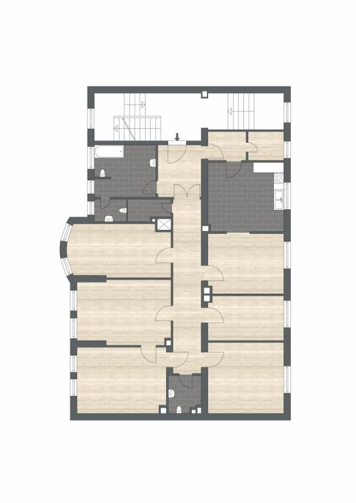 Büro-/Praxisfläche zum Kauf 398.500 € 6 Zimmer 180 m²<br/>Bürofläche Stadtpark / Stadtgrenze 20 Fürth 90762