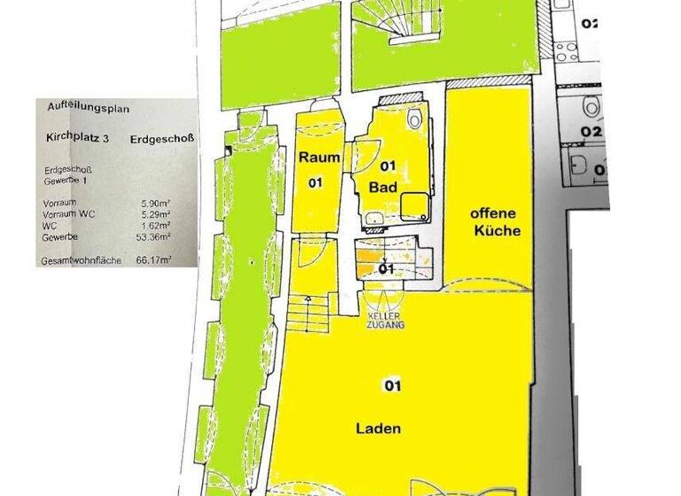 Büro zum Kauf 150.000 € Kirchplatz 3 Pirna 01796