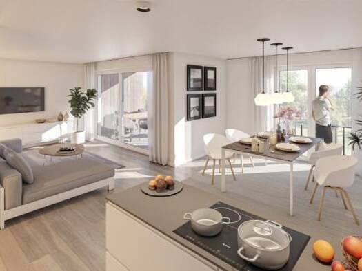 Wohnung zum Kauf - Neubau provisionsfrei 399.700 € 3,5 Zimmer 84,1 m² 1. Geschoss Ströllerbachallee Öhringen Öhringen 74613