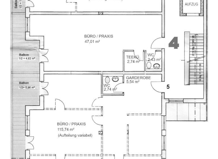 Büro zur Miete 550 € 55,2 m² Bürofläche teilbar ab 55,2 m² Steinbach Wackersberg 83646