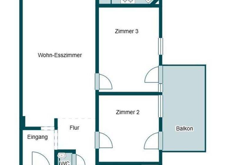 Wohnung zum Kauf 349.000 € 4 Zimmer 94 m² 2. Geschoss Neuhermsheim Mannheim 68163