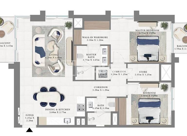 Studio zum Kauf 941.000 € 4 Zimmer 149 m² EG Dubai