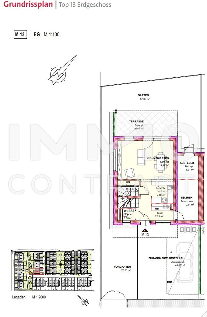 Maisonette zur Miete 1.050 € 4 Zimmer 96,1 m²<br/>Wohnfläche Purbach am Neusiedler See 7083