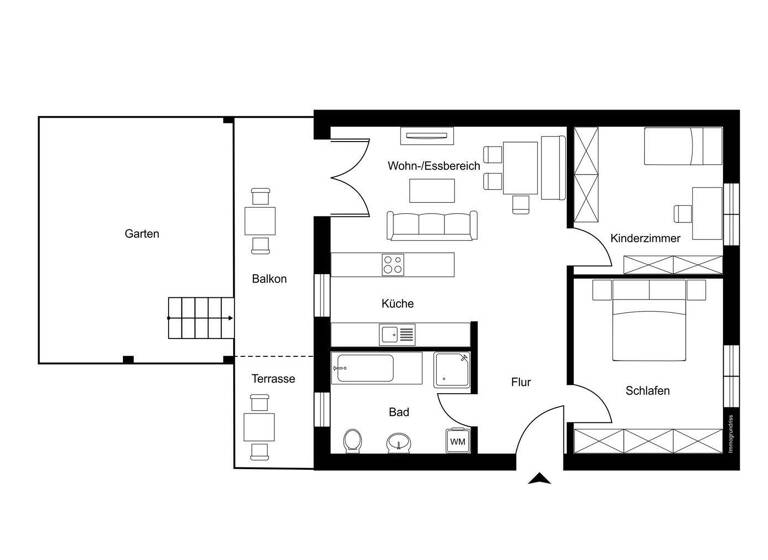 Wohnung zum Kauf 283.000 € 3 Zimmer 55,8 m² Hasenfeldstraße 10 Lustenau 6890