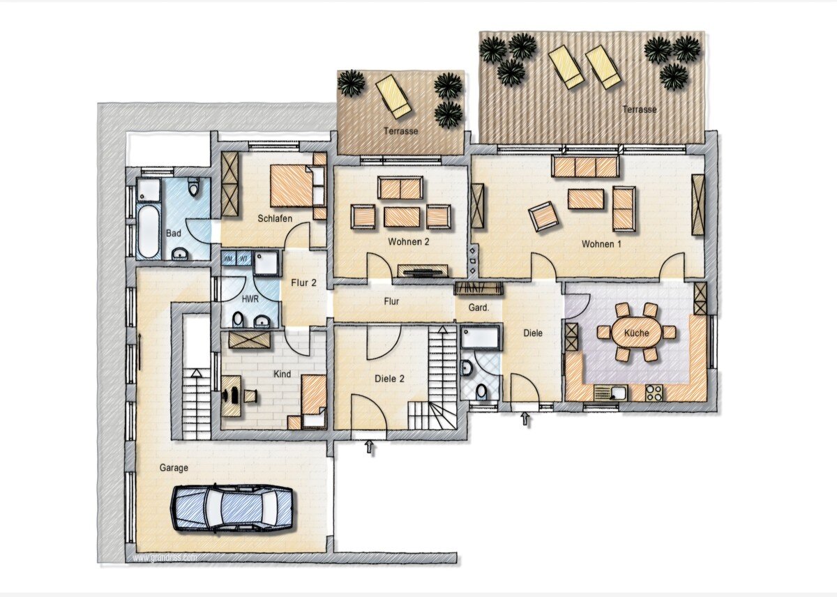 Mehrfamilienhaus zum Kauf 780.000 € 11 Zimmer 325 m²<br/>Wohnfläche 1.233 m²<br/>Grundstück Bösel Bösel 26219