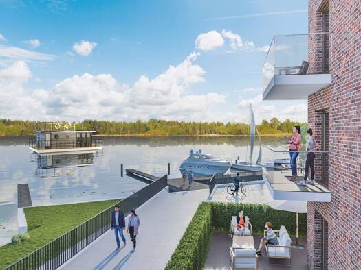 Wohnung zum Kauf - Erstbezug provisionsfrei 165.000 € 2 Zimmer 47 m² EG Zum Schwanenufer 19 A Neuruppin 16816