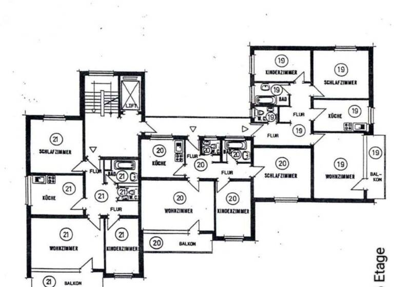 Wohnung zum Kauf 82.499 € 3 Zimmer 73 m² 6. Geschoss Innenstadt Detmold 32756