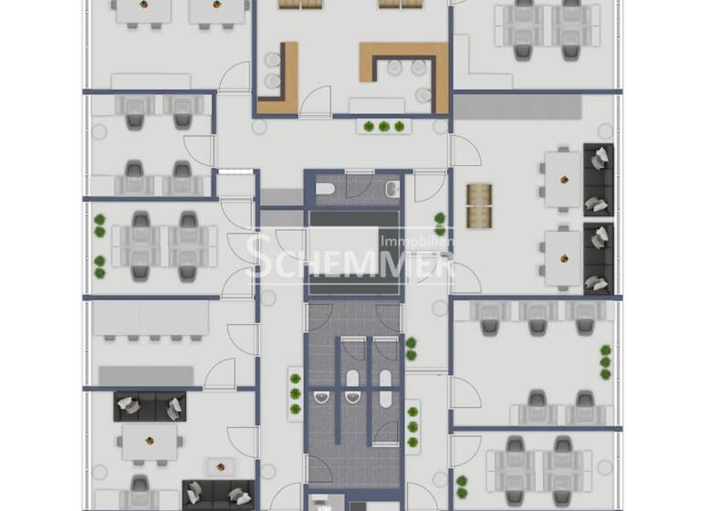 Bürofläche zur Miete 3.475 € 351 m² Bürofläche St. Georgen Freiburg im Breisgau 79111