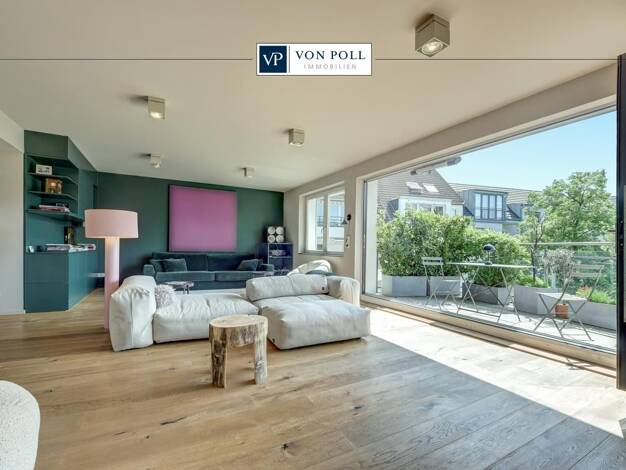 Maisonette zum Kauf 1.395.000 € 4 Zimmer 182,3 m² 4. Geschoss Pempelfort Düsseldorf 40479