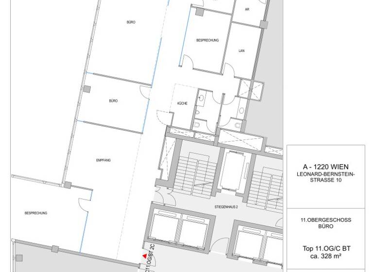 Büro zur Miete 16,50 € Leonard-Bernstein-Straße Wien 1220