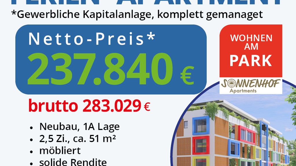 Gewerbeobjekt zum Kauf provisionsfrei als Kapitalanlage geeignet 283.029 € 2 Zimmer 51 m² Bad Dürrheim 78073