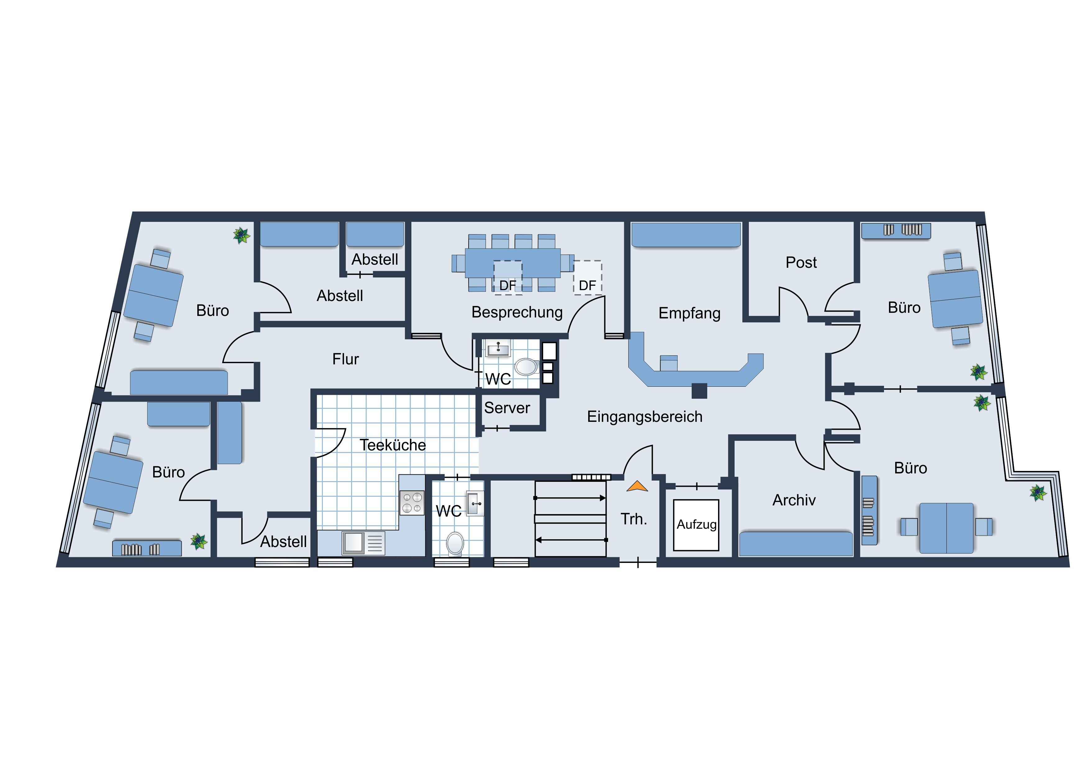 Bürofläche zur Miete provisionsfrei 1.200 € 5 Zimmer 191 m²<br/>Bürofläche ab 90 m²<br/>Teilbarkeit Brackenheim Brackenheim 74336