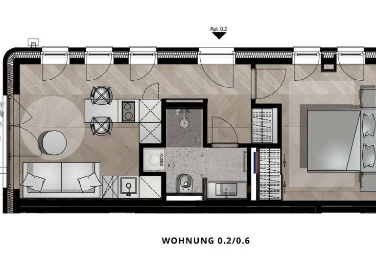 Wohnung zum Kauf 880.000 € 2 Zimmer 58,4 m² List auf Sylt 25992