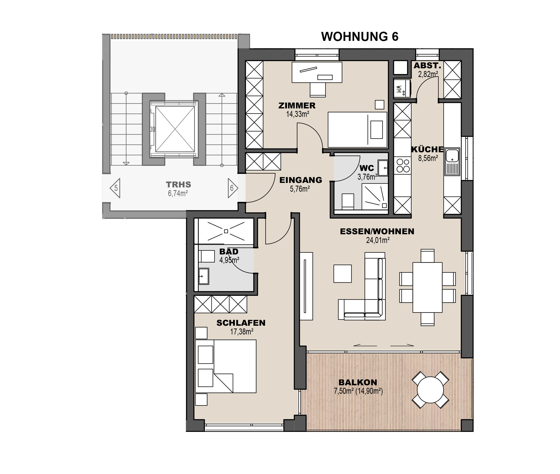 Wohnung zum Kauf provisionsfrei 966.300 € 3 Zimmer 90 m²<br/>Wohnfläche 31.03.2026<br/>Verfügbarkeit Im Hofergärtle 1 Wangen Öhningen 78337