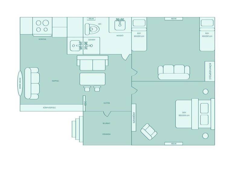 Einfamilienhaus zum Kauf 318.500 € 2 Zimmer 70 m² 1.292 m² Grundstück Nagyrákos 9938