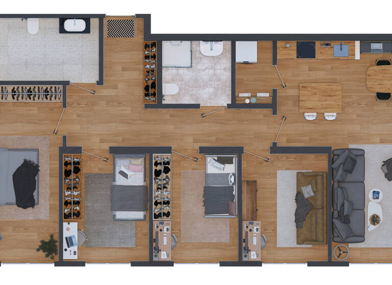 Wohnung zum Kauf 663.382 € 5 Zimmer 110,8 m²<br/>Wohnfläche 1.<br/>Geschoss Südstadt Fürth 90763