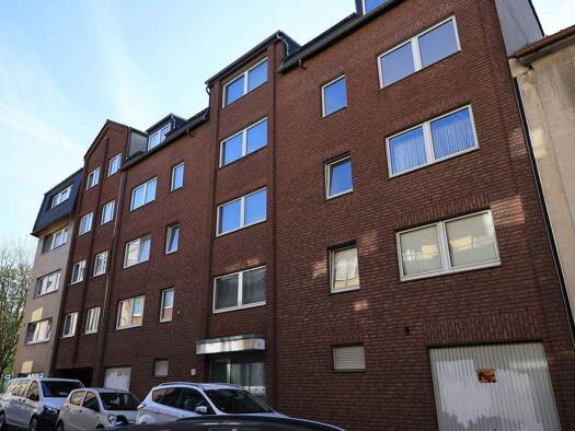 Wohnung zur Miete nur mit Wohnberechtigungsschein 311 € 2,5 Zimmer 54 m² 1. Geschoss frei ab sofort Krummacher Str. 3 Dellviertel Duisburg 47051