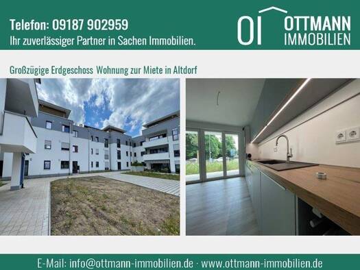 Wohnung zur Miete 1.150 € 3 Zimmer 92 m² frei ab sofort Altdorf Altdorf b. Nürnberg 90518