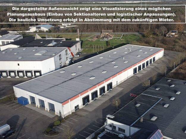 Lagerhalle zur Miete provisionsfrei 4.214 m² Lagerfläche Zunftweg 10 Holthausen Voerde 46562