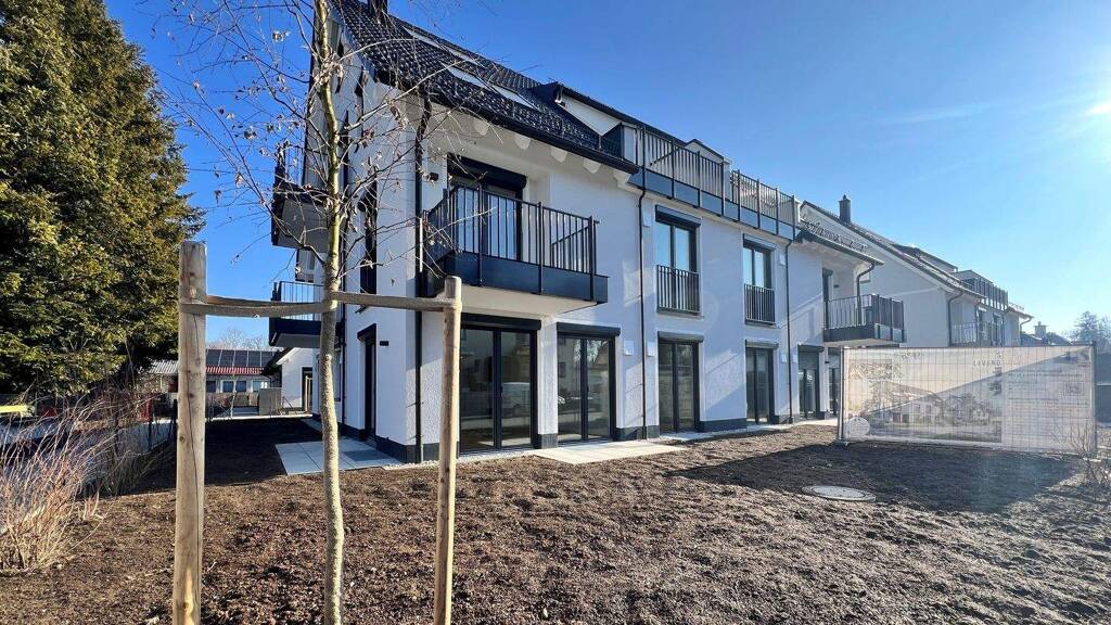 Helle, hochwertig ausgestattete 3-Zimmer-Erdgeschosswohnung mit sonnigem Garten (Neubau / in Kürze bezugsfertig)