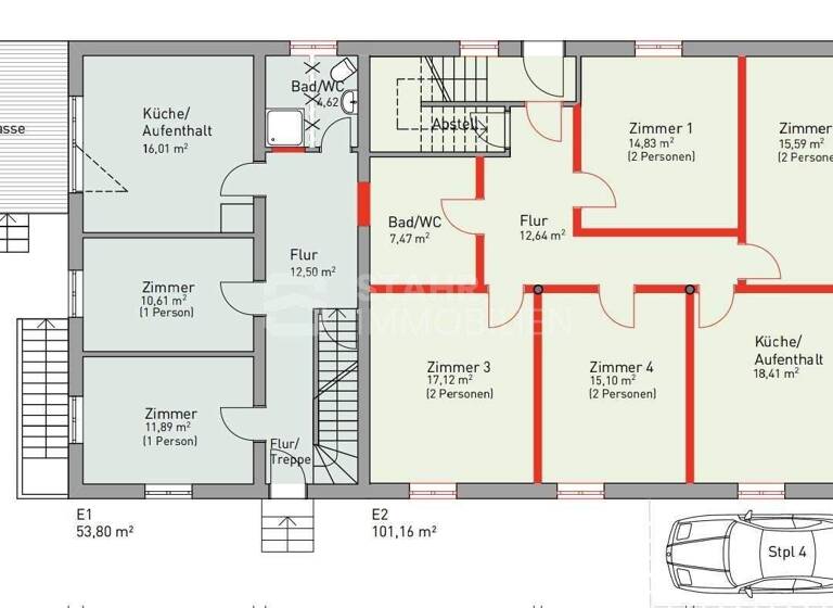 Mehrfamilienhaus zur Miete 16,67 € 12 Zimmer 318 m² 450 m² Grundstück Marxheim 86688
