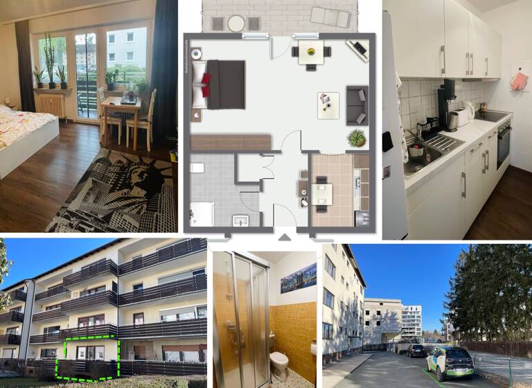 Studio zum Kauf 110.000 € 1 Zimmer 31 m²<br/>Wohnfläche Grüner Baum Bayreuth 95448