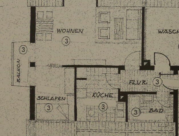 Wohnung zum Kauf provisionsfrei 185.000 € 2 Zimmer 51,2 m²<br/>Wohnfläche 2.<br/>Geschoss Schiebelhuthweg 16 Am Südbahnhof Darmstadt 64295