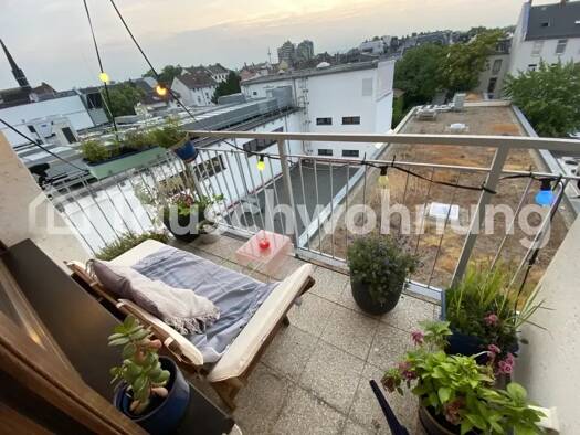 Wohnung zur Miete Tauschwohnung 1.000 € 2 Zimmer 60 m² 4. Geschoss Bornheim Frankfurt am Main 60385